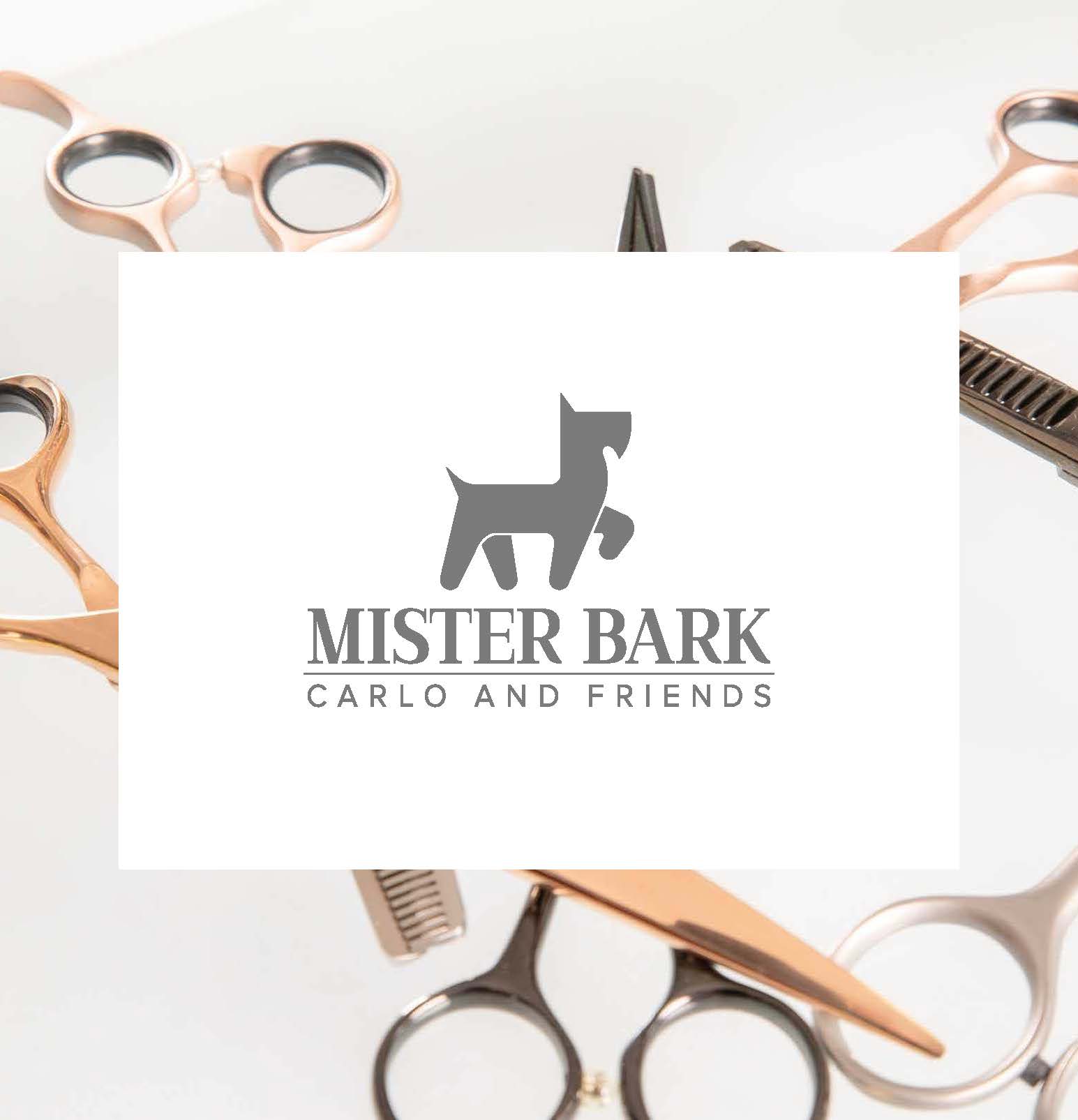 Das Logo von Mr. Bark mit dem Zusatz 